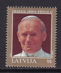 Latvia   #352   MNH  1993  Pope John Paul II