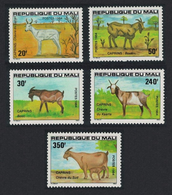 Mali Goats 5v 1984 MNH SG#988-992