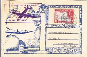 1946, 1st Flt. Willemstad, Curacao to Amsterdam, Netherlands (18025)