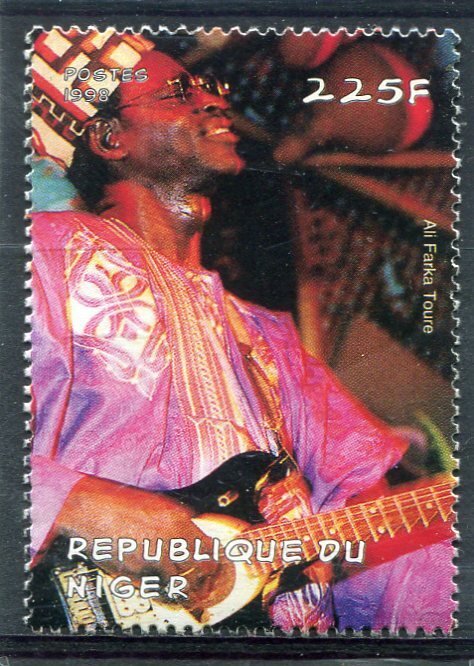 Niger 1998 AFRICAN MUSICIAN Ali Farka Toure 1 Stamp Perforated Mint (NH)