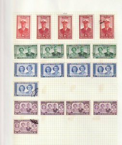 SWAZILAND 1933/47 M&U on Pages (Aprx 75 Items)BR 950 