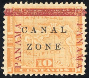 Canal Zone Stamps # 13 MLH VF Scott Value $20.00