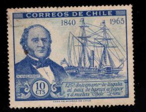 Chile Scott 358 Used Ship stamp