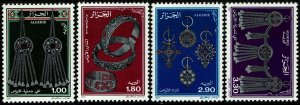 Algeria #831-34  MNH - Jewelry from Aures (1987)