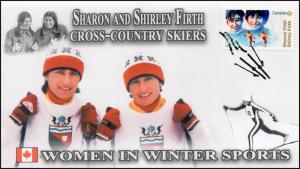 CA18-008, 2018, Women in Winter Sports, Firth Sisters, Day of Issue, FDC,