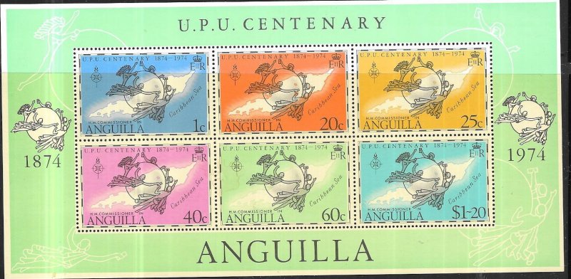 Anguilla #198a Churchil (MNH)  S/S CV$1.60