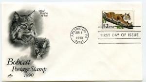 2482 $2. Bobcat ArtCraft, FDC