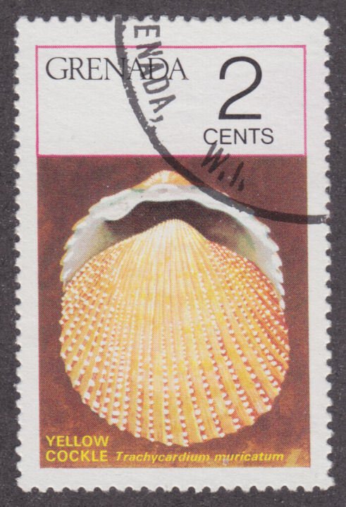 Grenada 654 Yellow Cockle 1975