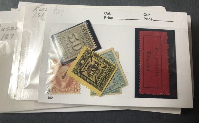 Lots Of Very Nice Russian Stamps in Stock Cards & Few Other Countries