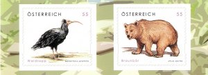 Austria 2071-2072 MNH stamps wildlife animals brown bear bird (4)