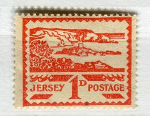 JERSEY; 1940s early WWII Occupation issue Mint hinged 1d. value