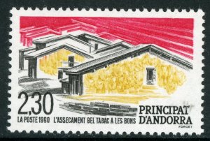 French Colony 1990 Andorra Tobacco Shed Sc #396 MNH H258 ⭐⭐