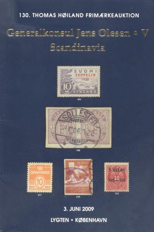 Thomas Hoiland 2009 Auction book no. 130, Scandinavia, 03...