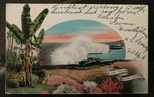 1930s Vava'u Tonga Picture Postcard cover To Derlay England