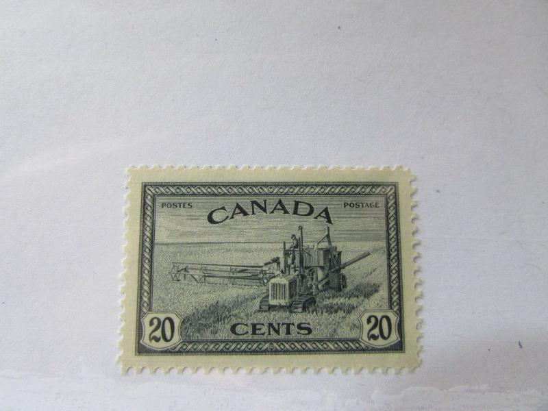 1946 Canada SC #271 FARMING  HARVESTING  MNH VF stamp