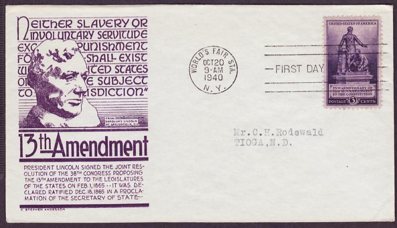  902 Thirteenth Amendment Anderson FDC