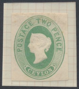 Ceylon QV Embossed postal stationery Mint see details & scans 