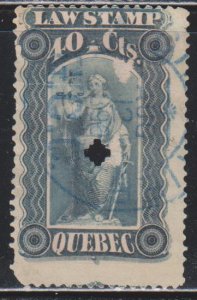 Canada, Revenue,  40c Quebec Law Stamp (QL35) Used