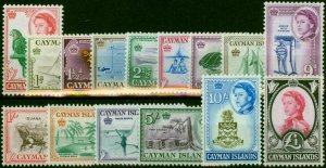 Cayman Islands 1962 Set of 15 SG165-179 V.F MNH
