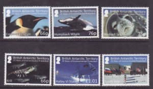 British Antarctic Territory-Sc#516-21- id8-unused NH set-Environmental protectio