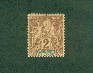 FRENCH INDIA 2 MH RL 2629 BIN $2.00