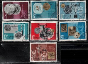 RUSSIA Scott # 3534-40 Used - Awards To Russian Post Office At Foreign Exhibits