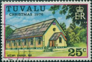 Tuvalu 1976 SG47 25c Church FU