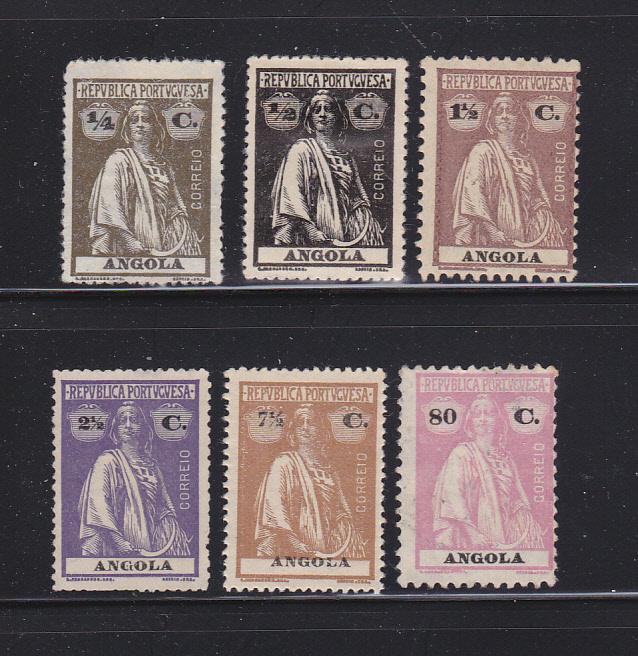 Angola 118-119, 122, 125, 133, 151 MNG Ceres