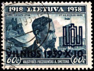 Lithuania #310-313, Complete Set(4), 1939, Used