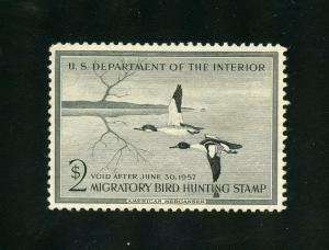 UNITED STATES DUCK STAMP SCOTT#RW23  MINT NO GUM--SCOTT VALUE $20.00