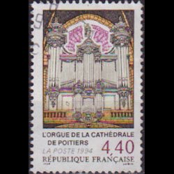 FRANCE 1994 - Scott# 2433 Cathedral Organ Set of 1 Used