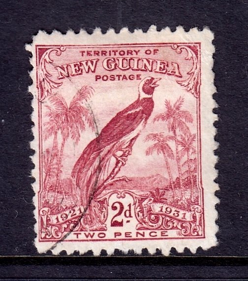 New Guinea - Scott #20 - Used - Cnr. crease UR, pencil/rev. - SCV $2.50