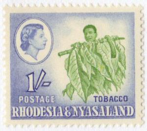 Rhodesia #165 MNH 1sh tobacco