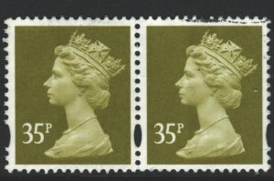 Great Britain Sc#MH352 Used Pair