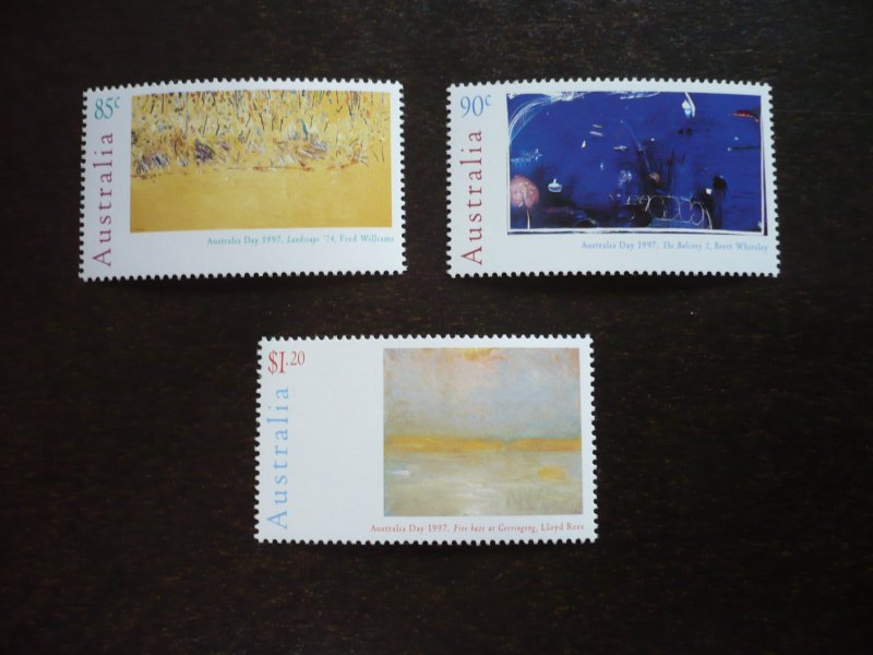 Stamps - Australia - Scott# 1572-1574 - Mint Never Hinged Set of 3 Stamps