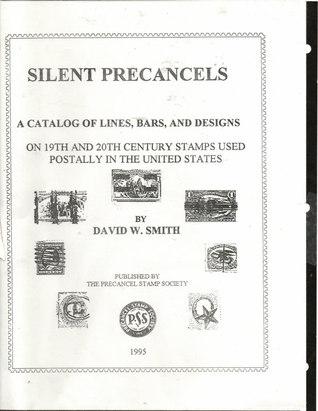Silent Precancels (Catalog) by David W. Smith