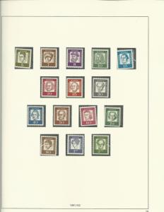 1961-1985 Berlin Unused Never Hinged Stamp Collection In Safe Album