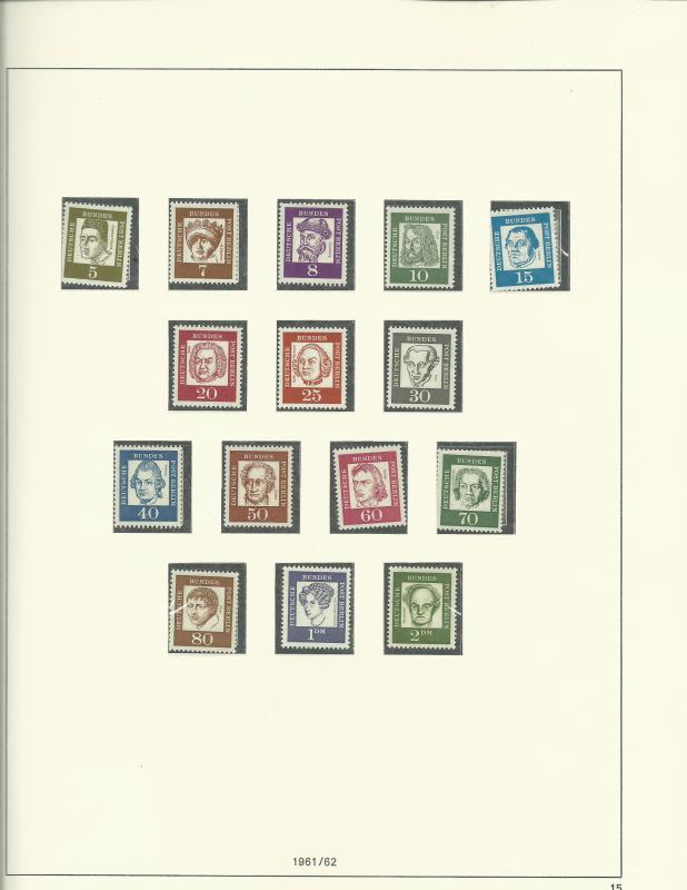 1961-1985 Berlin Unused Never Hinged Stamp Collection In Safe Album