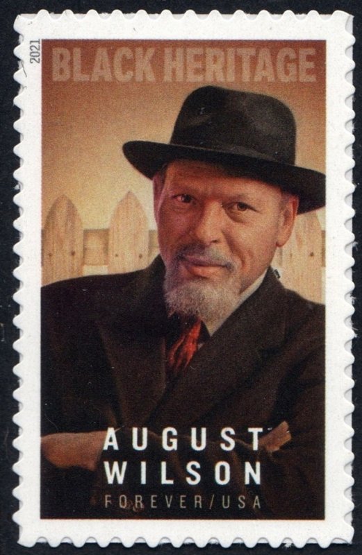 SC#5555 (55¢) Black Heritage: August Wilson Single (2021) SA