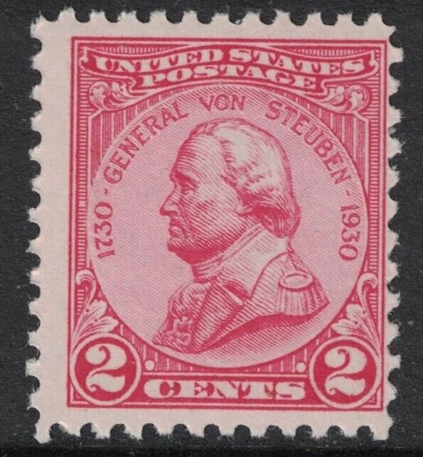 Scott 689- MNH- General Von Steuben, American Revolution- 2c 1930- unused mint