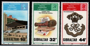 Gibraltar # 505 - 507 MNH