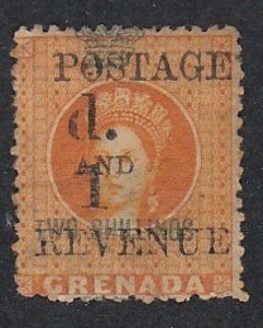 Grenada # 34, Queen Victoria, Unused, 1/3 Cat.