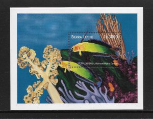 FISH - SIERRA LEONE #2163 PURPLE FIREFISH  MNH