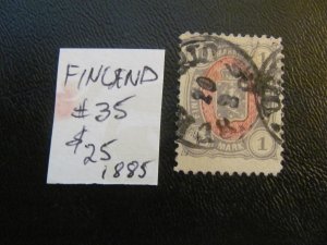 FINLAND 1885 USED SC 35  FINE $25 (160)