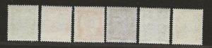 HUNGARY SC# 422-427   FVF/MLH
