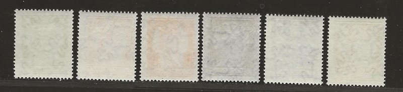 HUNGARY SC# 422-427   FVF/MLH