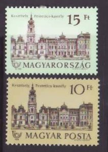 Hungary-Sc#3030-1-unused NH set-Festetics castle-1989-92-