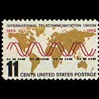 U.S.A. 1965 - Scott# 1274 ITU Cent. Set of 1 NH