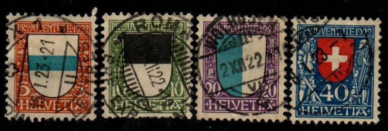 Switzerland B21-B24 Set Used (2)