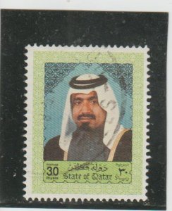 Qatar  Scott#  804  Used  (1992 Sheik Khalifa)